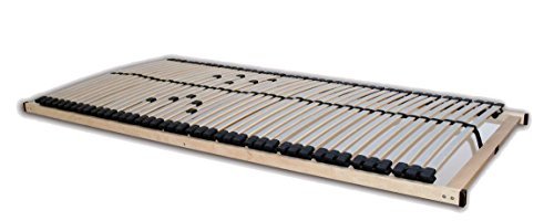 Betten ABC Lattenrost Superflex NV-MZV zur Selbstmontage / Lattenrahmen in 90 x 200 cm mit 42 Federholzleisten und 7-Zonen - geeignet für alle Matratzen