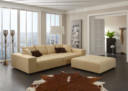 Big Sofa – Made in Germany – Bezug Noble Lux - Freie Farbwahl ohne Aufpreis aus ca. 70 Farben – Nahezu jedes Sondermaß möglich! Info unter 05223-7891588 oder info@highlight-polstermoebel.de