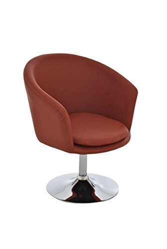 CLP Design Lounge-Sessel/Clubsessel EVAN, hoher Sitzkomfort durch dicke Polsterung (aus bis zu 6 Farben wählen) Cognac
