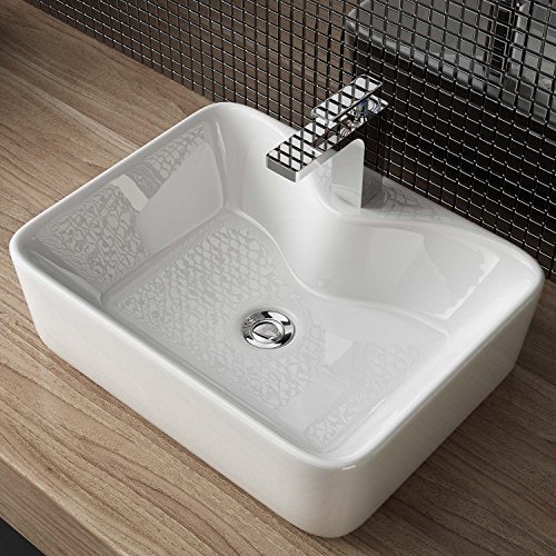 DESIGN KERAMIK AUFSATZ WASCHBECKEN WASCHTISCH HANDWASCHBECKEN BAD GÄSTE WC TOP A98