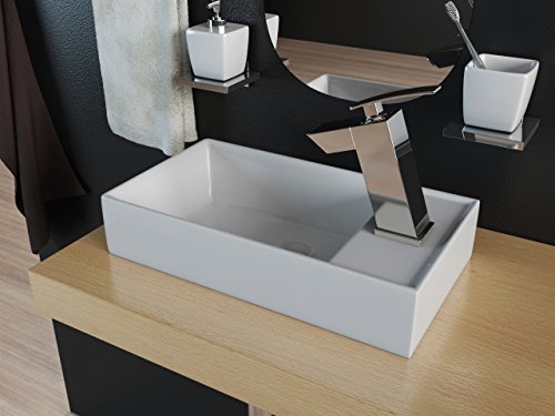 Design Mineralguss Waschbecken Waschtisch Aufsatzwaschbecken Gäste WC KB-M40