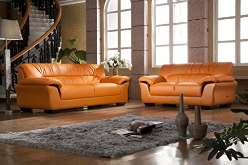Design Voll-Leder Sofa Couch Garnitur Polstermöbel Sessel 327-3+2-477