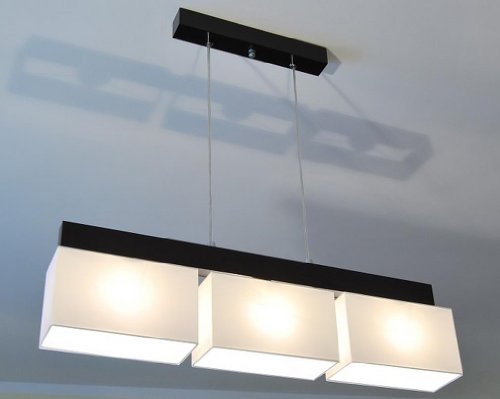 Designer Decken Pendel Leuchte Lampe Deckenleuchte E27 Power LED Bern 11 (Holzfarbe-Wenge)