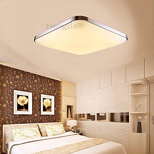 Hengda® 12W LED Deckenleuchte Modern Deckenlampe 2700K-3200K Warmweiß Flur Wohnzimmer Lampe Schlafzimmer 85V-265V