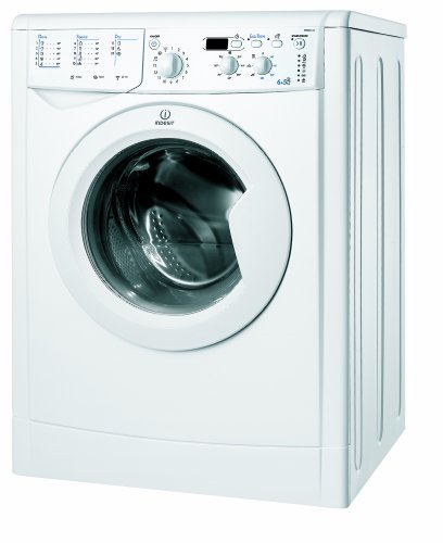 Indesit IWDD 6145 (EU) Waschtrockner / BA / 1400 UpM / Waschen: 6 kg / Trocknen: 5 kg / Eco Time / Mengenautomatik / weiß