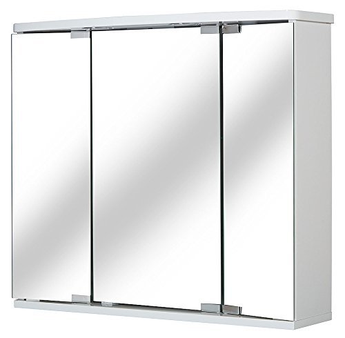 JOKEY Spiegelschrank Funa LED Breite 68 cm, mit LED-Beleuchtung  weiß