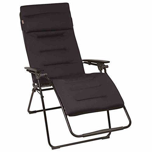 Lafuma Relax-Liegestuhl, Klappbar, Stufenlose Verstellung, Stahlkonstruktion, Air Comfort, Futura, dunkelblau