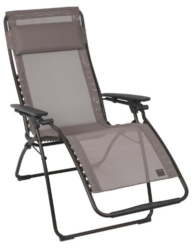 Lafuma Relax-Liegestuhl, klappbar und verstellbar, Futura Batyline, Ecorce