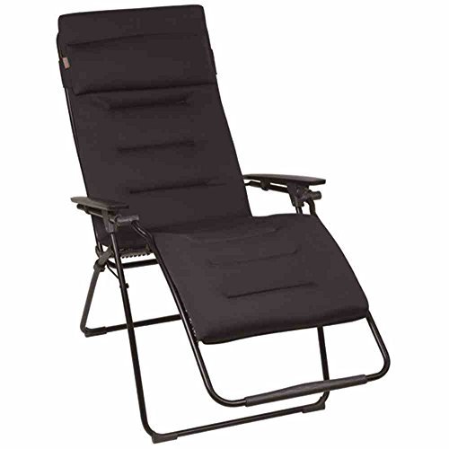 Lafuma Relax-Liegestuhl, Klappbar, Stufenlose Verstellung, Stahlkonstruktion, Air Comfort, Futura, dunkelblau, XL