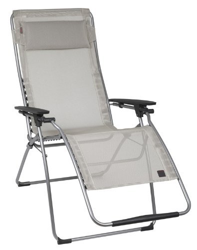 Lafuma Relax-Liegestuhl, klappbar und verstellbar, Futura XL Batyline, Seigle