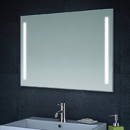 Lux-aqua Design Wand Spiegel Badezimmerspiegel LED Beleuchtung mit 420 Lumen MT60-80