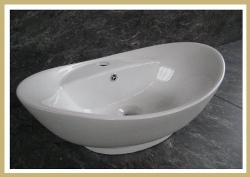 M011 Keramik Aufsatzwaschbecken Aufsatzwaschschale Waschbecken Waschschale