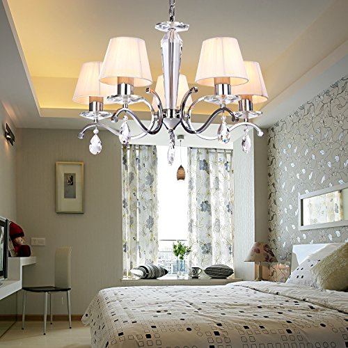 OOFAY LIGHT Moderne kreative Eisen- Esszimmer Wohnzimmer Schlafzimmer Kristall-Kronleuchter mit 5 Licht