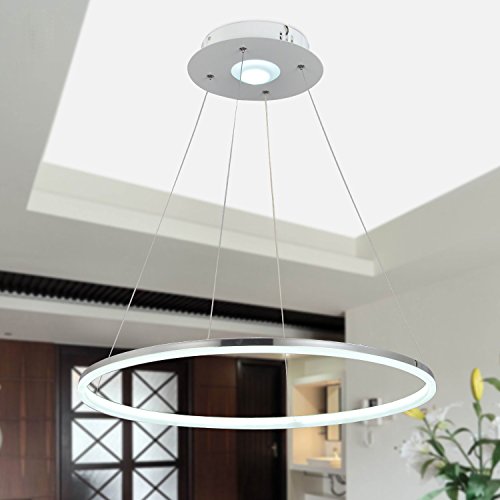 Hängelampe Modernes Design Wohn LED-Ring Pendelleuchte 60cm