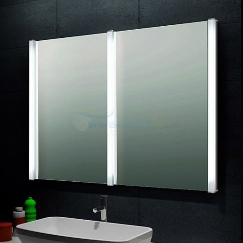 René Bugil Design Doppel-Lichtspiegel Badezimmerspiegel