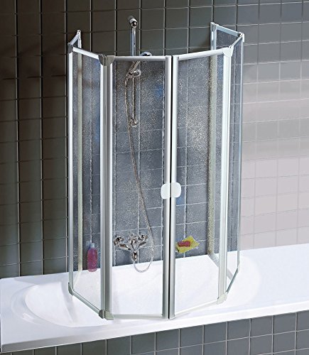 SCHULTE Badewannenaufsatz »6-tlg.« ohne Antikalk-Versiegelung, alufarben