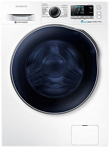 Samsung WD80J6400AWEG Waschtrockner /1088 kWh / 8 kg Waschen / Weiß / SchaumAktiv Technologie