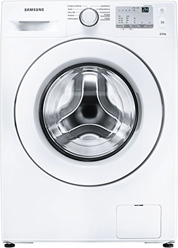 Samsung WW80J3473KWEG Waschmaschine/UpM 8 kg/weiß/Frontlader/A 1400
