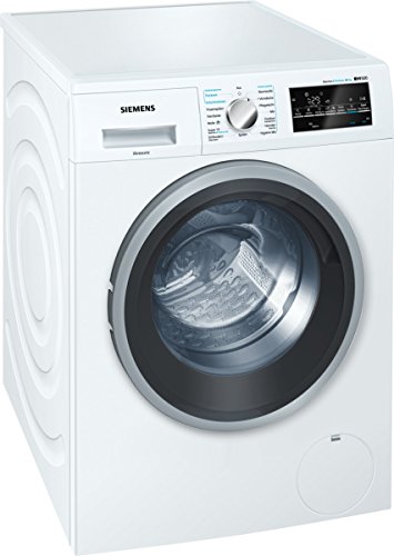 Siemens WD15G442 iQ500 Waschtrockner/A+++ D/1088 kWh/81 kg/8 kg Waschen/5 kg Trocknen/Weiß/Großes Display mit Endezeitvorwahl [Altes Modell]