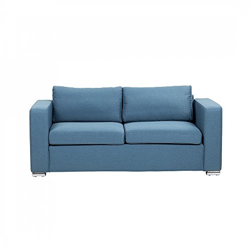 Sofa Blau - Couch - 3er Sofa - Dreisitzer - Stoffsofa - HELSINKI