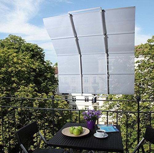 Sonnensegel Balkon Verschattung Klemm Markise Beschattung Sonnenschutz ohne zu Bohren