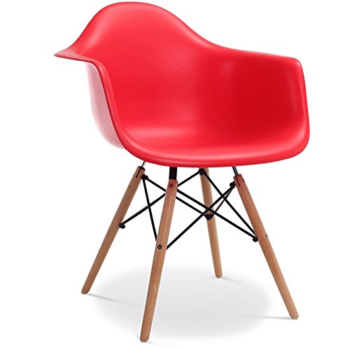 Stuhl DAW Stil - Rot