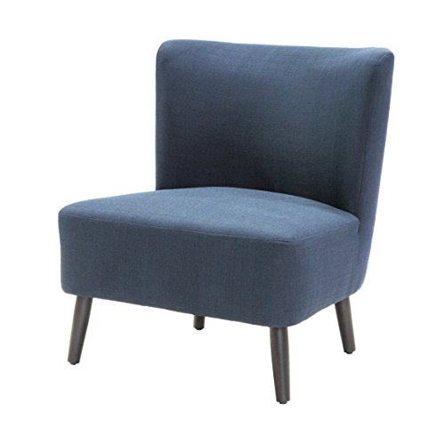 Tenzo 9460-264 Tequila Designer Sessel, Sitzfläche mit Stoffbezug, 80 x 65 x 70 cm, marineblau