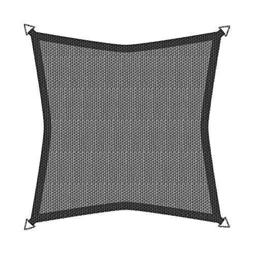 Sonnensegel Sonnenschutz SunSail RIVIERA, Quadrat 3,6 x 3,6 m, UV-Schutz, witterungsbeständig, KHAKI; 10891