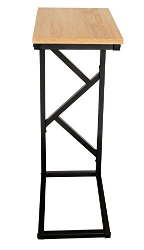 bonVIVO® Designer-Couchtisch GIORGIO, Beistelltisch in moderner Holz-Optik schwarzem Stahlgestell bonVIVO® Designer-Couchtisch GIORGIO, Beistelltisch in moderner Holz-Optik schwarzem Stahlgestell