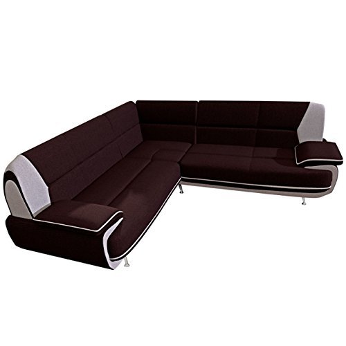 Mirjan24  Design Ecksofa Palermo Maxi, Couchgarnitur, freistehendes Polsterecke Sofa, große Farbauswahl, Wohnlandschaft Couch