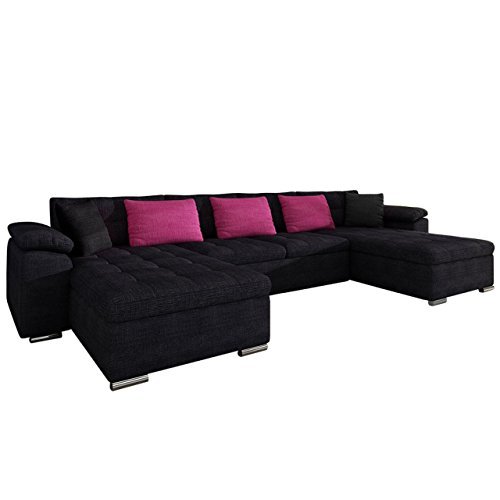 Mirjan24 Ecksofa Wicenza! Design Big Sofa Eckcouch Couch! mit Schlaffunktion Bettfunktion! Wohnlandschaft! U-Form, Große Farbauswahl Mirjan24 Ecksofa Wicenza! Design Big Sofa Eckcouch Couch! mit Schlaffunktion Bettfunktion! Wohnlandschaft! U-Form, Große Farbauswahl