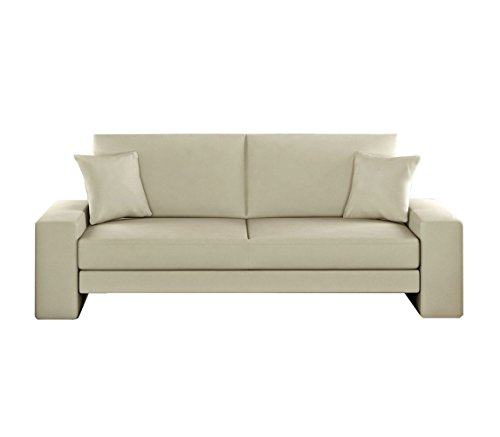 Schlafcouch Schlafsofa - Supra Moderne Sofa mit Schlaffunktion, Lounge Couch, Bettsofa, Materialmix, Couch vom Hersteller, Couchgarnitur
