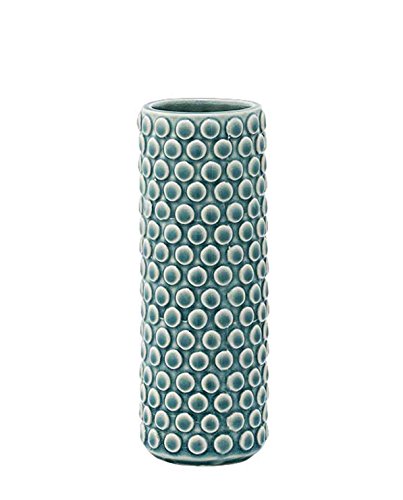Bloomingville Struktur Vase Dusty Blue Ø6xH17cm