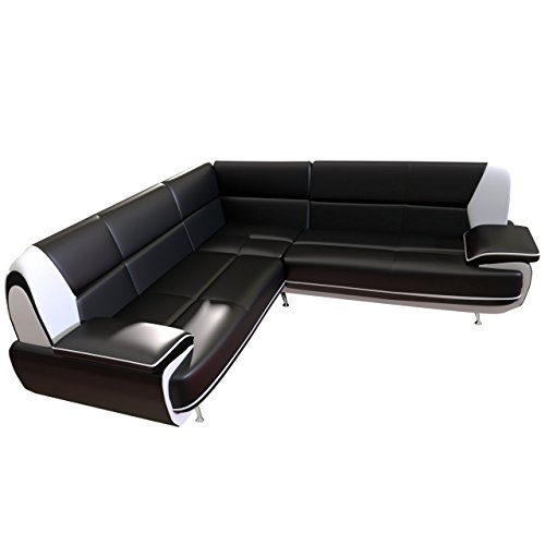 Mirjan24  Design Ecksofa Palermo Maxi, Couchgarnitur, freistehendes Polsterecke Sofa, große Farbauswahl, Wohnlandschaft Couch (D-8 + D-511)
