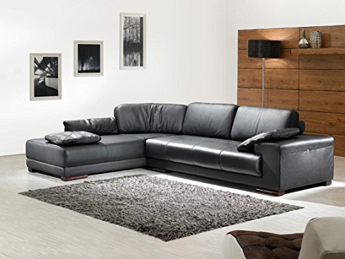 Design Ledermöbel Ledersofas Voll-Leder Ecksofa-Sofa-Ledergarnitur Couch 5042-LS