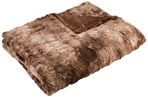 AmazonBasics Faux Fur Throw Blanket, 150 x 200 cm