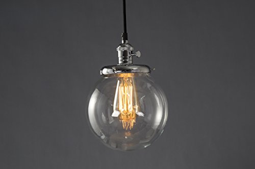 Moderne Industrielle Metall Glas Pendelleuchte Loft Lampe Retro Deckenleuchte Vintage Lampe