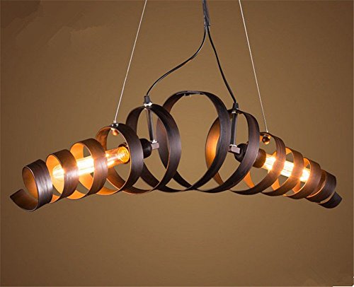 Vi-xixi LED Pendelleuchte Moderne Acryl Kronleuchter Kreative Höhenverstellbare Drei Ringe Pendellampe Hängeleuchte Warme Farben Hängelampe für Schlafzimmer Wohnzimmer Küche oder Office