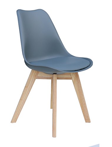 Designer Stuhl "PARIS" Stuhl Esszimmerstuhl Küchenstuhl Bürostuhl grau 221068