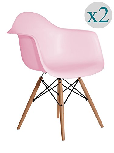 Aryana Home Eames Replik – Set Stühle, 59 x 62 x 82,50 cm