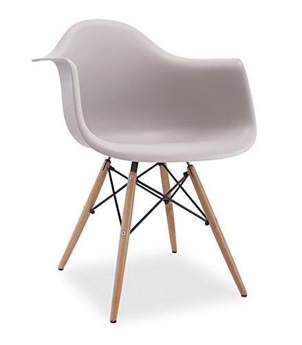 Stuhl Los Angeles – Weiß – Inspiriert Charles & Ray Eames DAW – skandinavischen – IBH Design