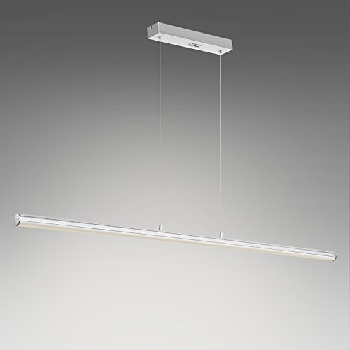 Albrillo 18W LED Pendelleuchte 1440 LM Höhenverstellbare LED Hängelampe für Esszimmer, Wohnzimmer, 3000K warmweiß, 118 x 120cm, Metall, 3 Jahre Garantie