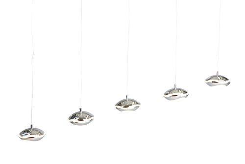 Dimmbare Höhenverstellbare LED HÄNGELEUCHTE CLAMIA 5er / stilvoll und elegant/Blickfang für Ihr Zuhause