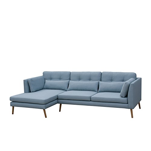 Ecksofa Pacyfic I Modernes Sofagarnitur Couchgarnitur Sofa Couch inkl. Kissen-Set, Eckcouch Lounge Polsterecke (Lux 29, Seite: Links)