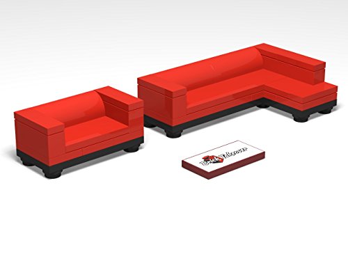 LEGO® Zusammenstellung Wohnlandschaft/Couch für die Lego Minifiguren