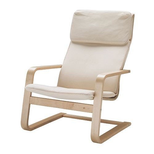 IKEA Schwingsessel 'PELLO' Sessel Freischwinger Loungechair Birke Stahl