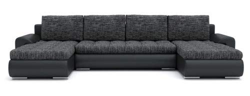 Sofini Wohnlandschaft Tokio III mit Schlaffunktion! Best ECKSOFA! Wohnlandschaft mit Bettkästen! (Lawa 17+ Soft 11)