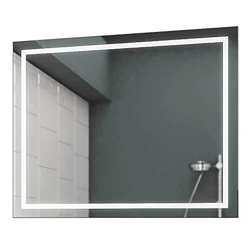 Concept2u LED Badspiegel Badezimmerspiegel Wandspiegel Bad Spiegel - 3000K Warmweiß