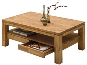 Couchtisch Holztisch Wohnzimmertisch Sofatisch Tisch aus Massivholz "Gordon II"